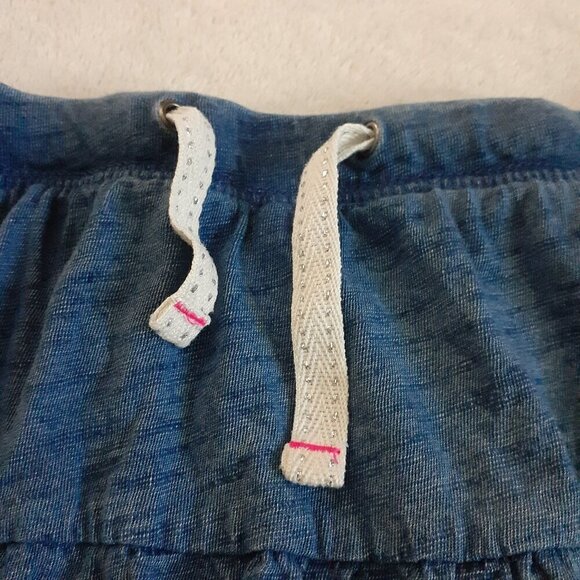 Cat & Jack Girls Size Medium 7/8 Blue Tiered Pull On Skort - Picture 3 of 7